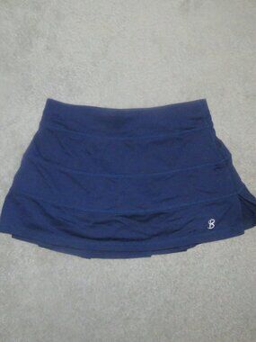 Sofibella Athletic Blue Tennis Pickleball Skirt Built in Short XS Made in USA